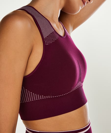 Sport-bh HKMX the highneck nivå 2, Lila