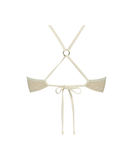 Bikini push-up Top Lurex Crochet, Vit