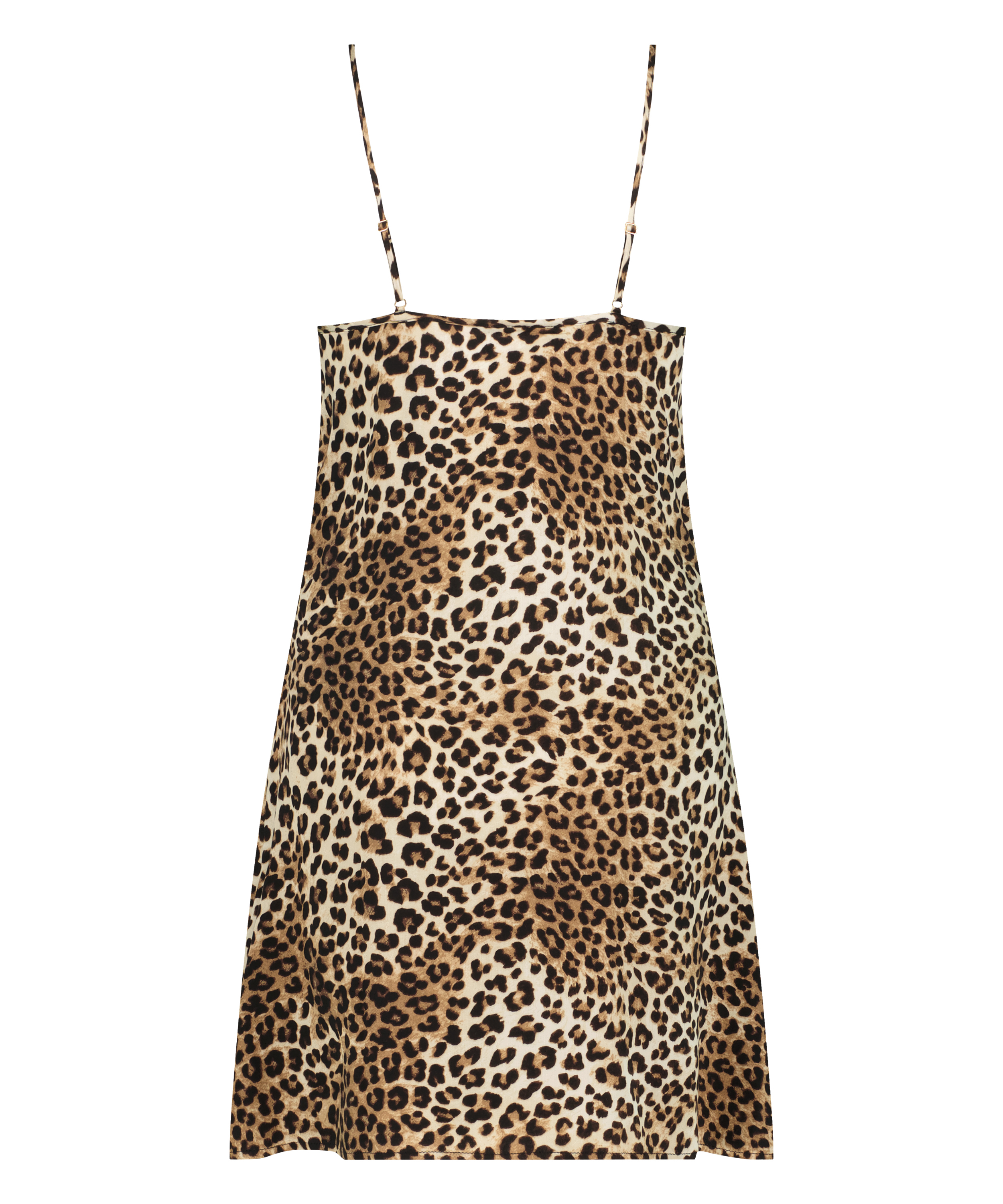 Underklänning i Satin, Svart, main