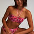 Bikiniöverdel Floral Storlek E +, Rosa