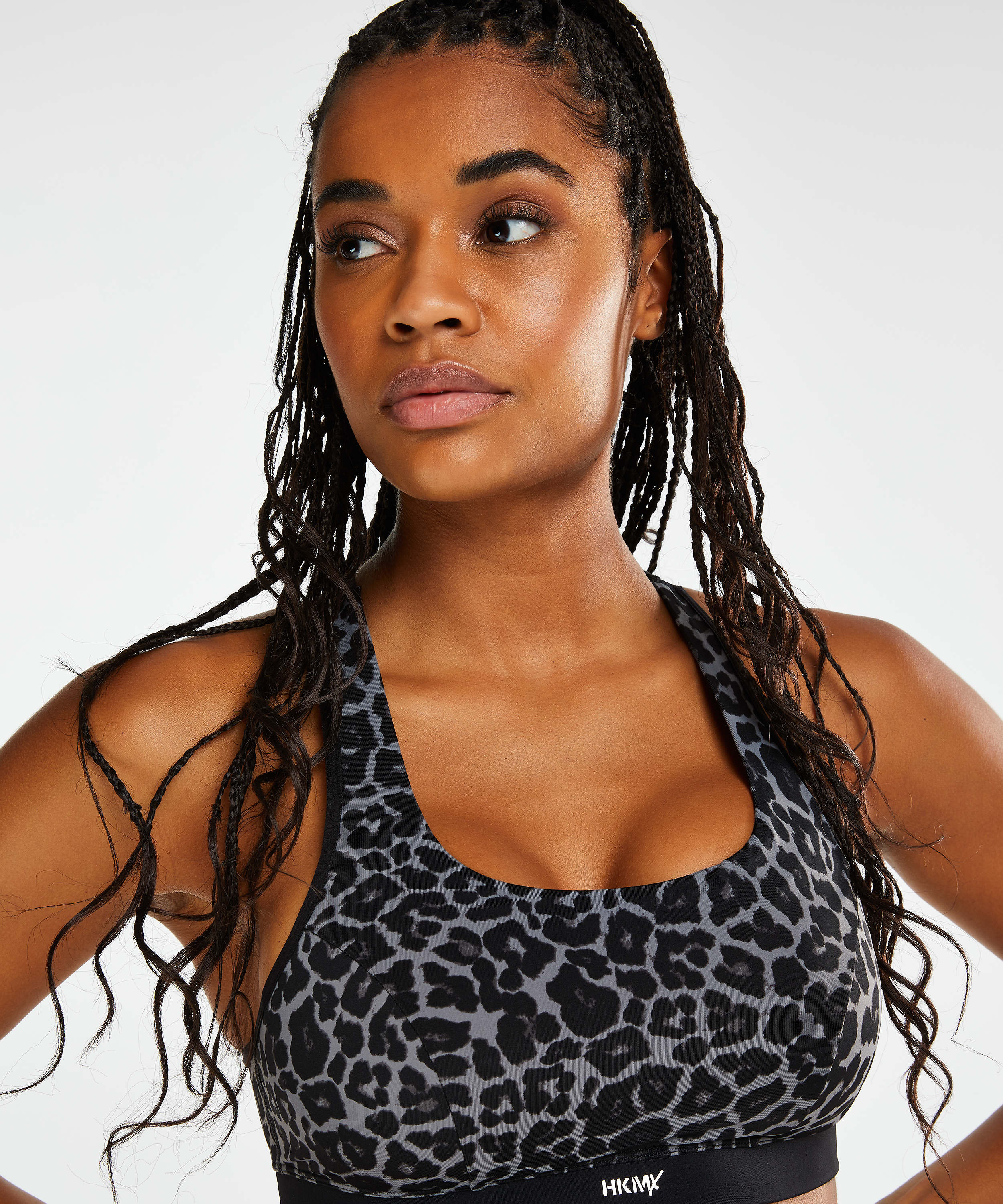 HKMX sportbehå nivå 2 The Spirit, Grå, main