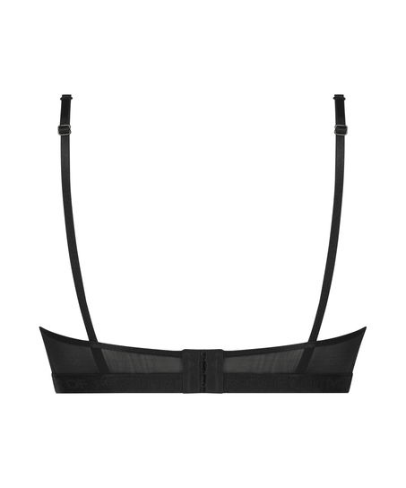 Icke-formpressad bygel-bh On Point, Svart