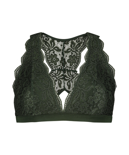 Halter-racerback bralette, Gr&ouml;n