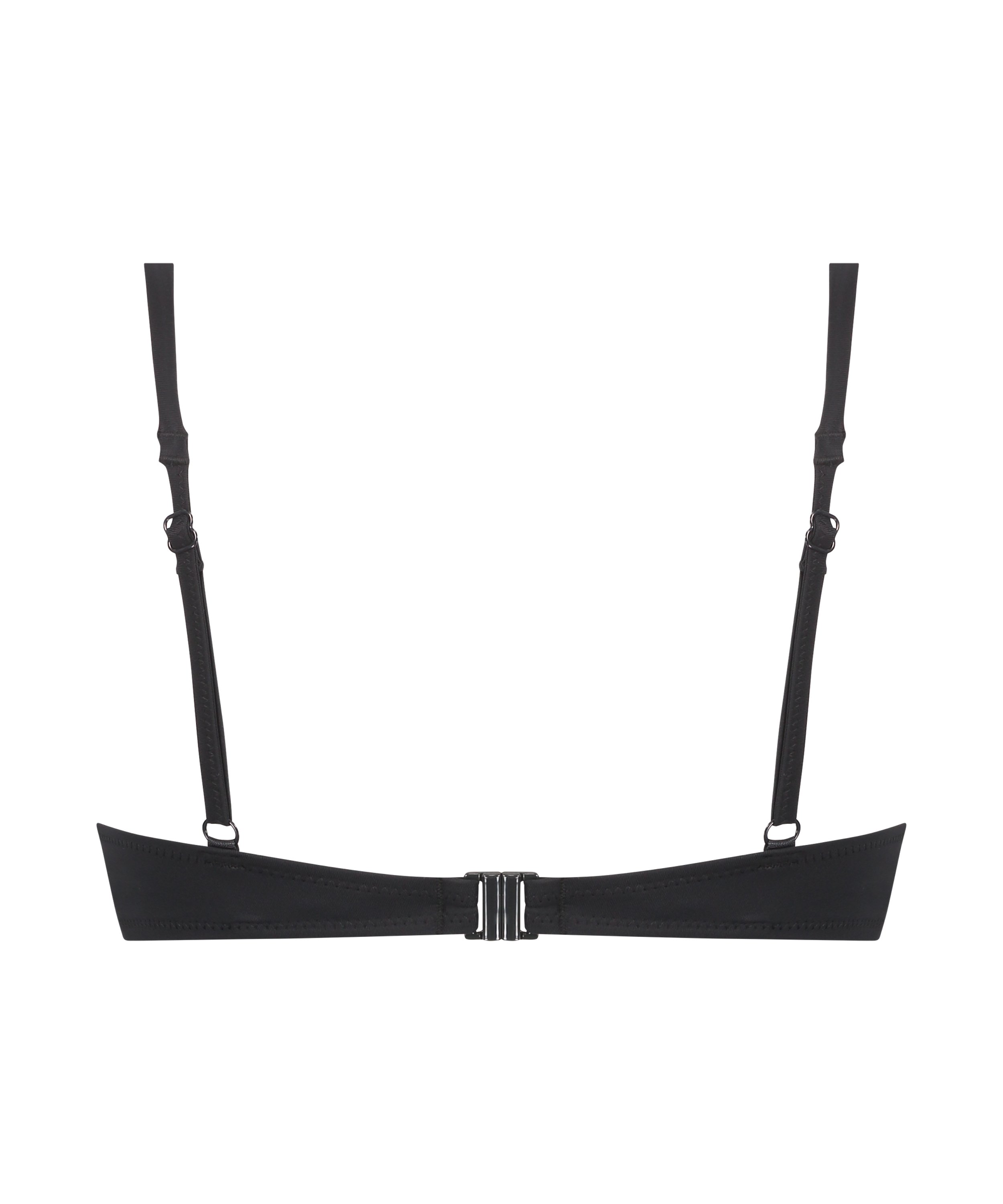 Luxe formpressad bikiniöverdel med bygel Storlek E +, Svart, main