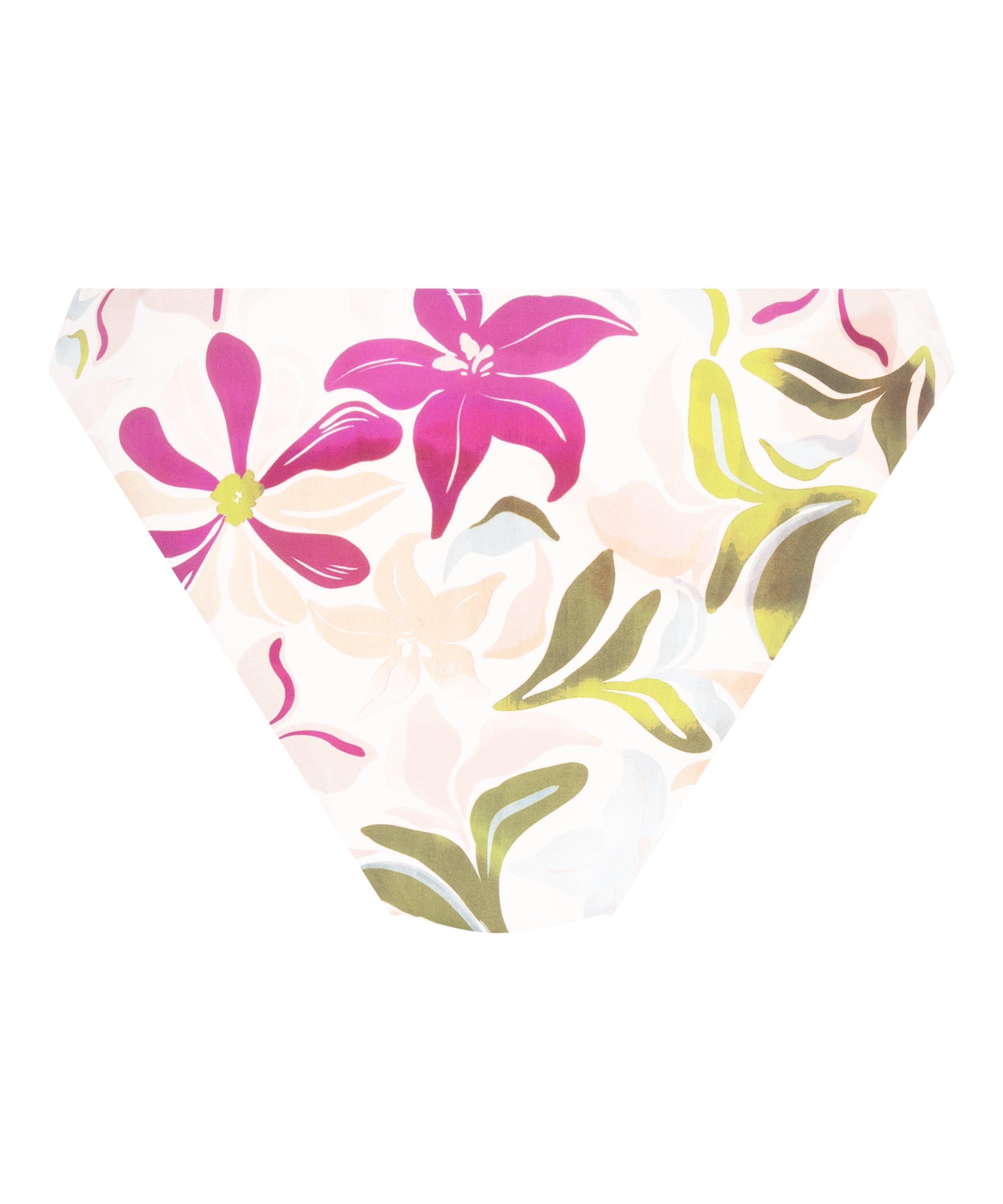 Ayanna bikininederdel med högt skurna ben, Vit, main