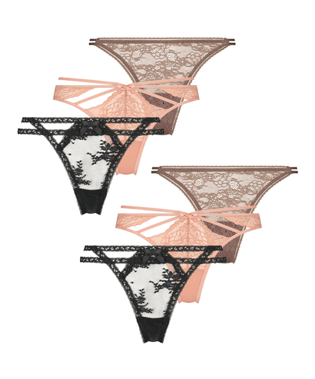 6-pack Stringtrosa, Rosa