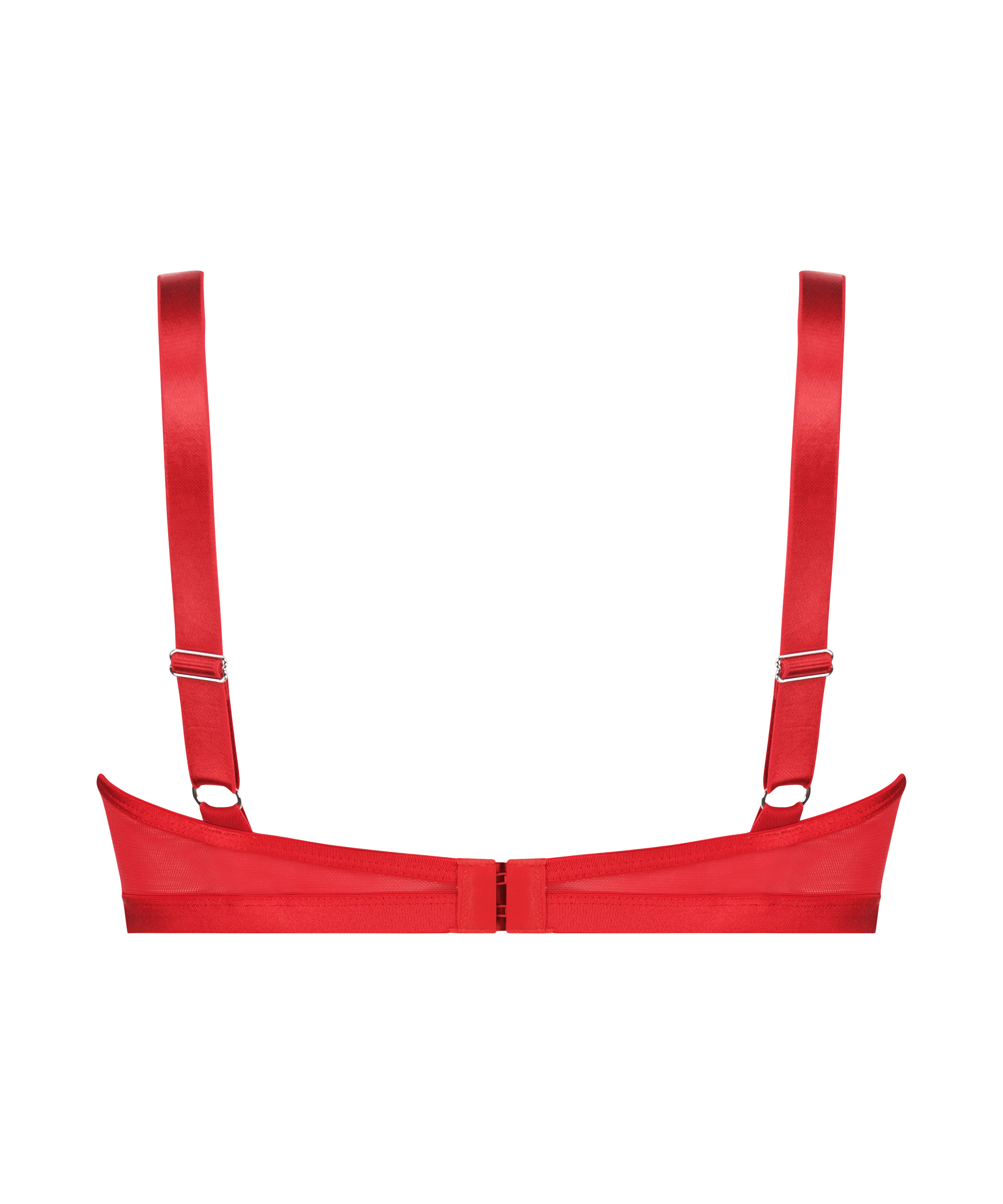 Ovadderad bygel-bh Elissa, Röd, main