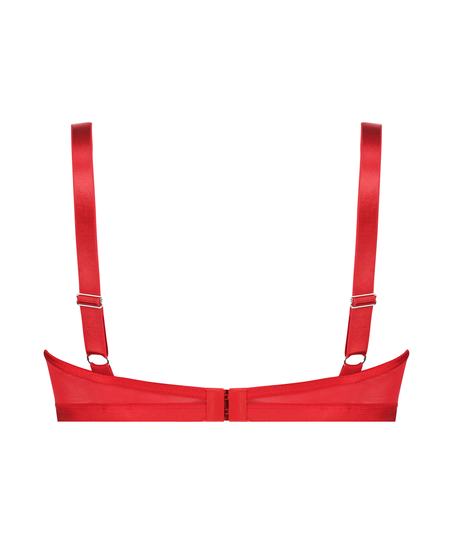 Ovadderad bygel-bh Elissa, Röd