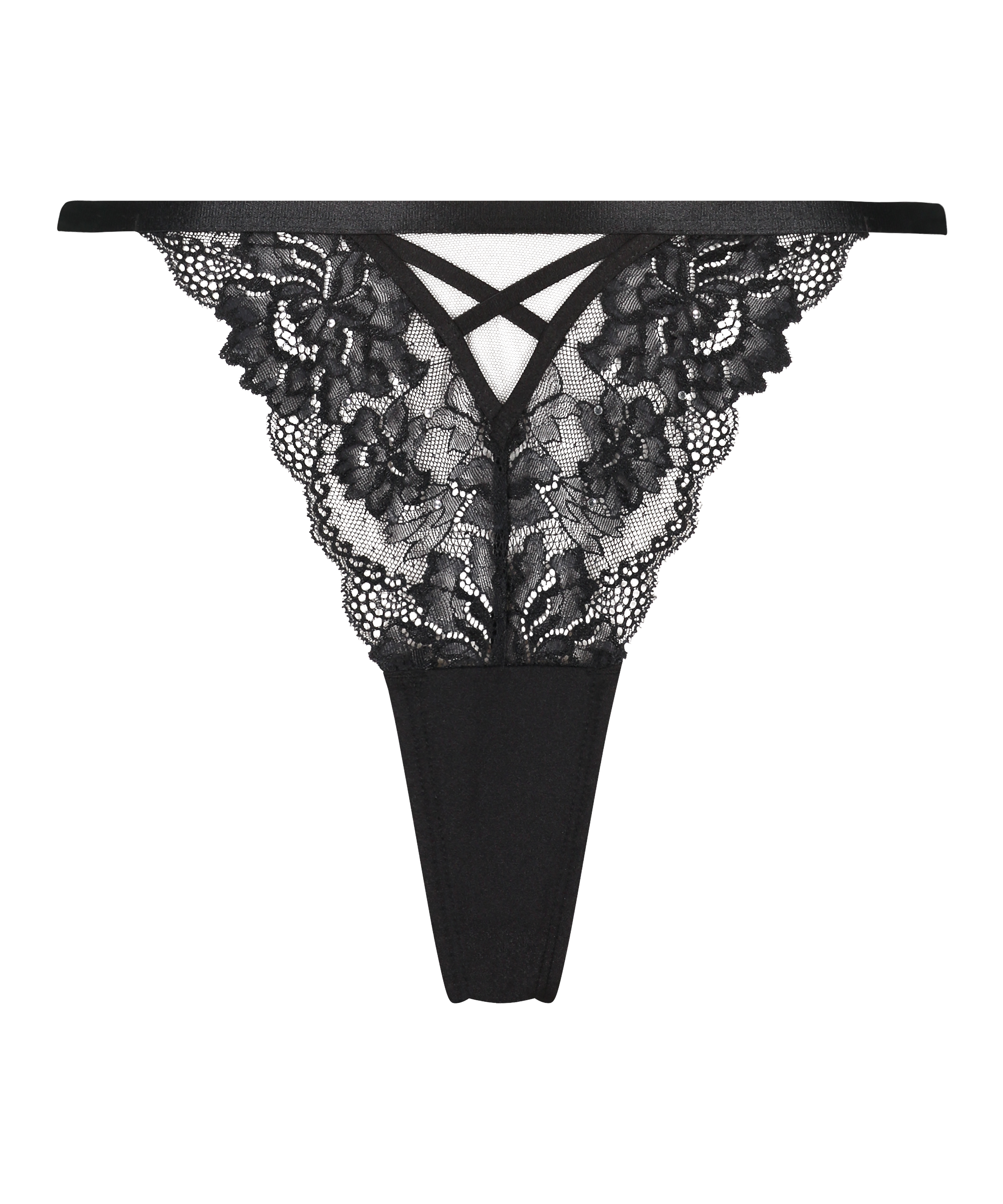 Gigi stringtrosa, Svart, main