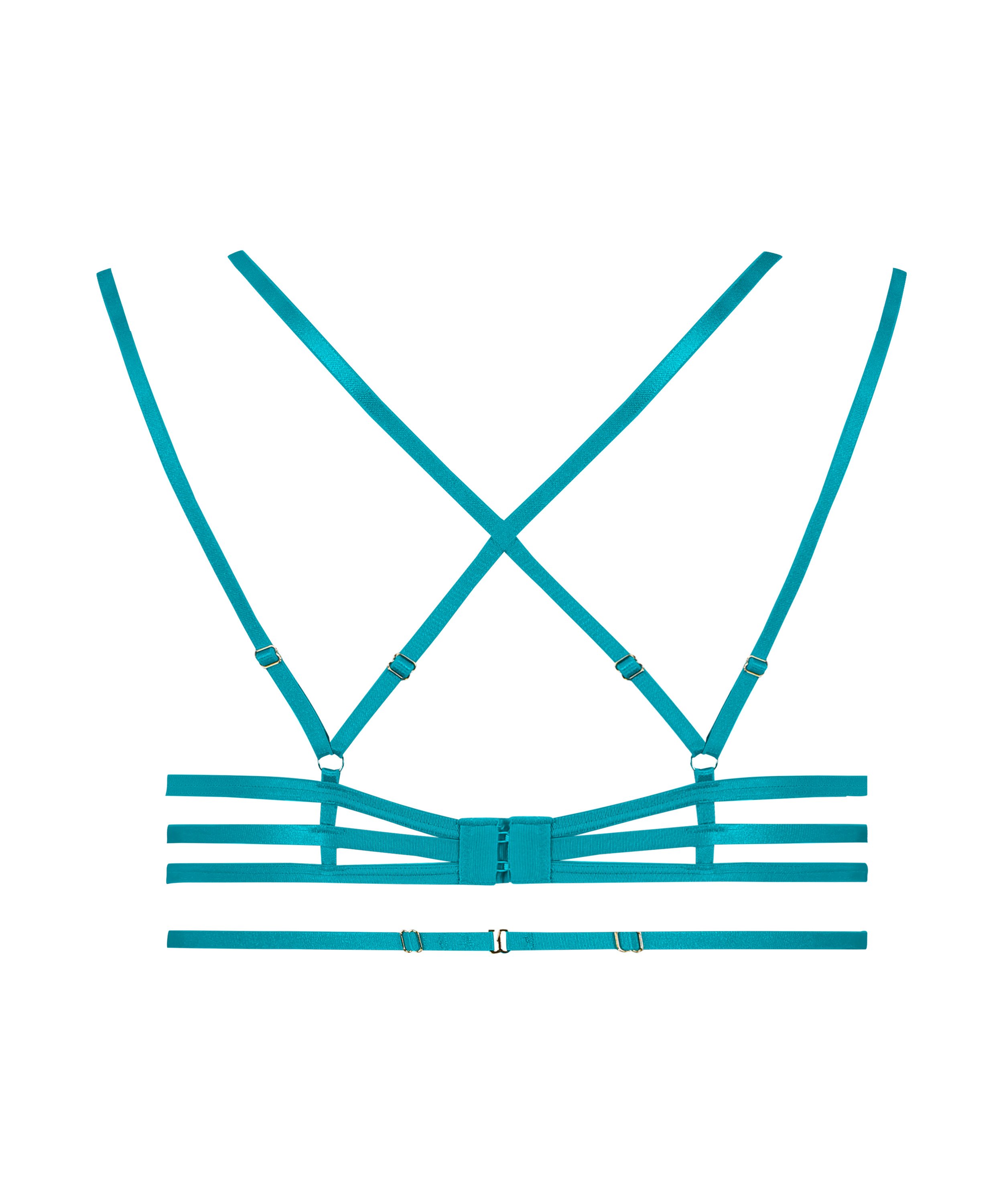 Icke-formpressad bygel-bh Eros, Blå, main