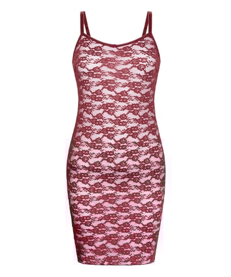 Underkl&auml;nning helt i spets, R&ouml;d