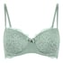 Formpressad bygel-bh Marine, Grön
