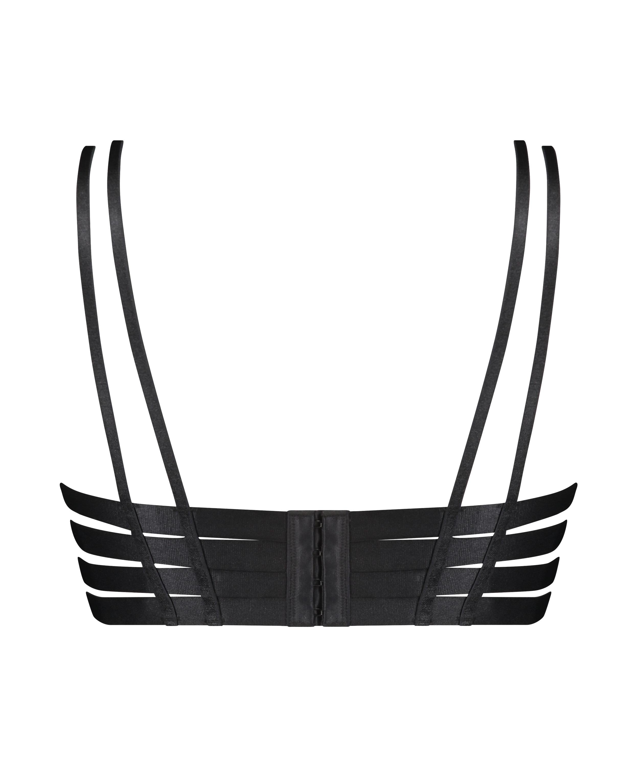 Athena ovadderad behå med bygel, Svart, main