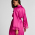 Peonie kimono i satin, Rosa