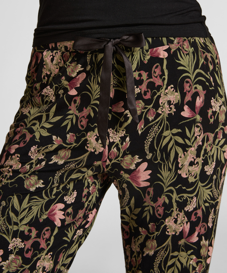 Pyjamasbyxa Jersey, Svart