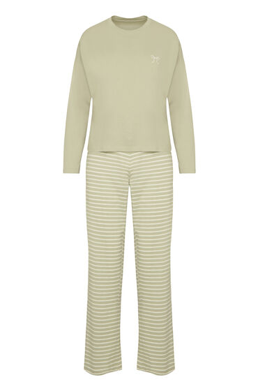 Hunkemöller Pyjamasset i bomullsjersey pyjamas dam – bild 3