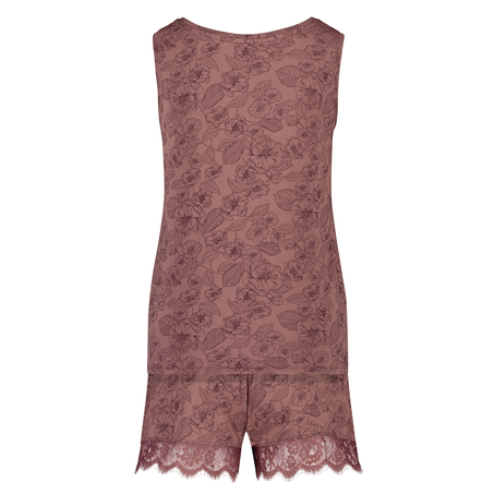 PJ Short set singlet, Rosa