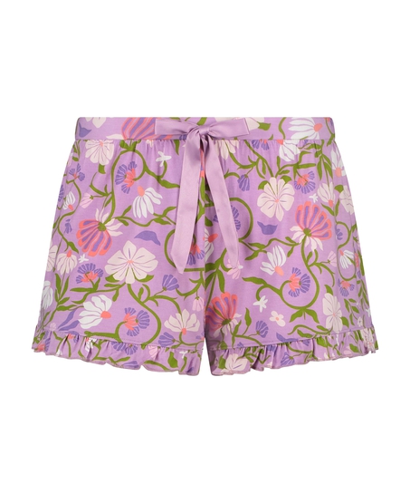 Pyjamasshorts Jersey, Lila