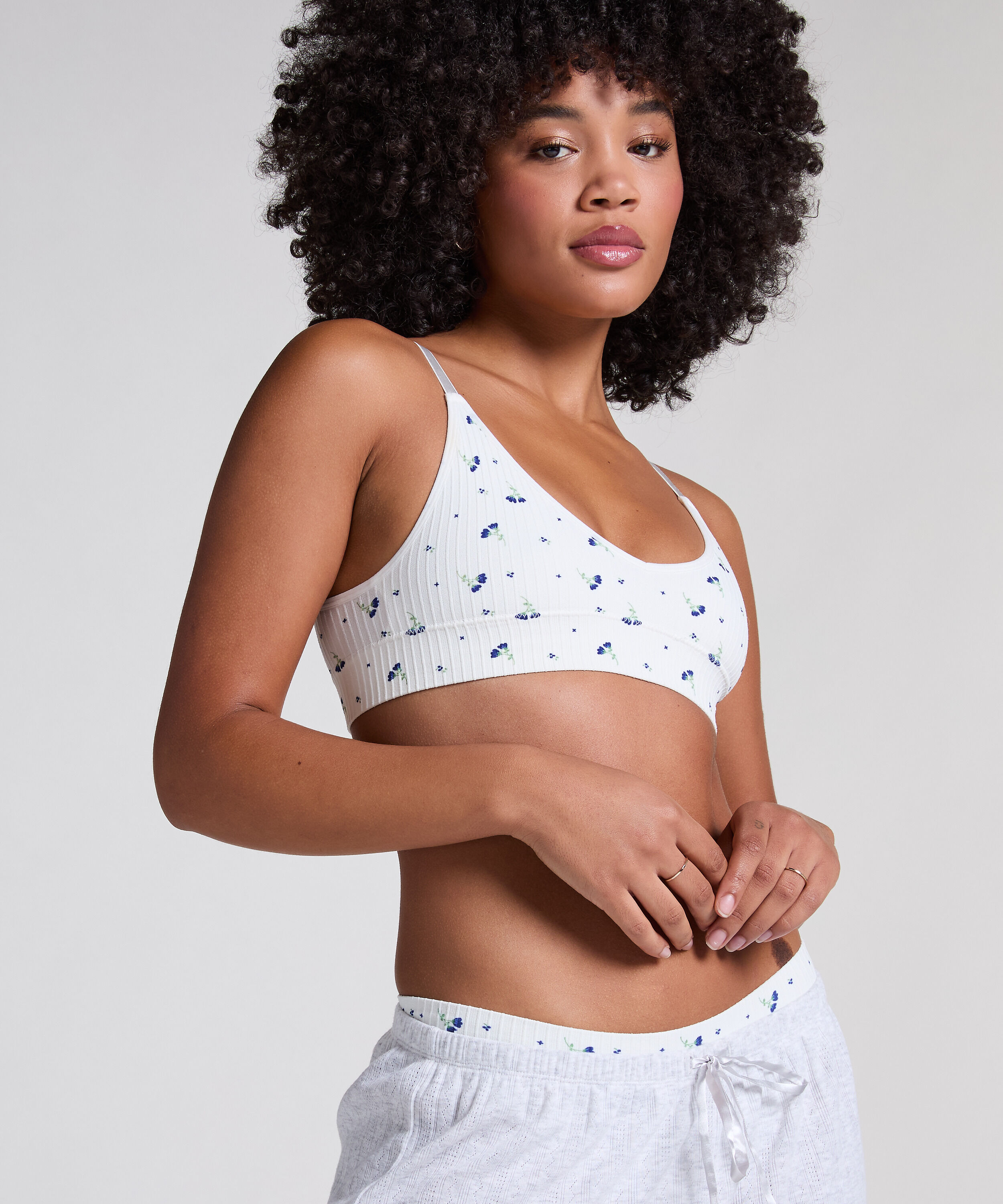 Bralette Dianne, Vit