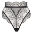 Akira High Leg Thong, Svart