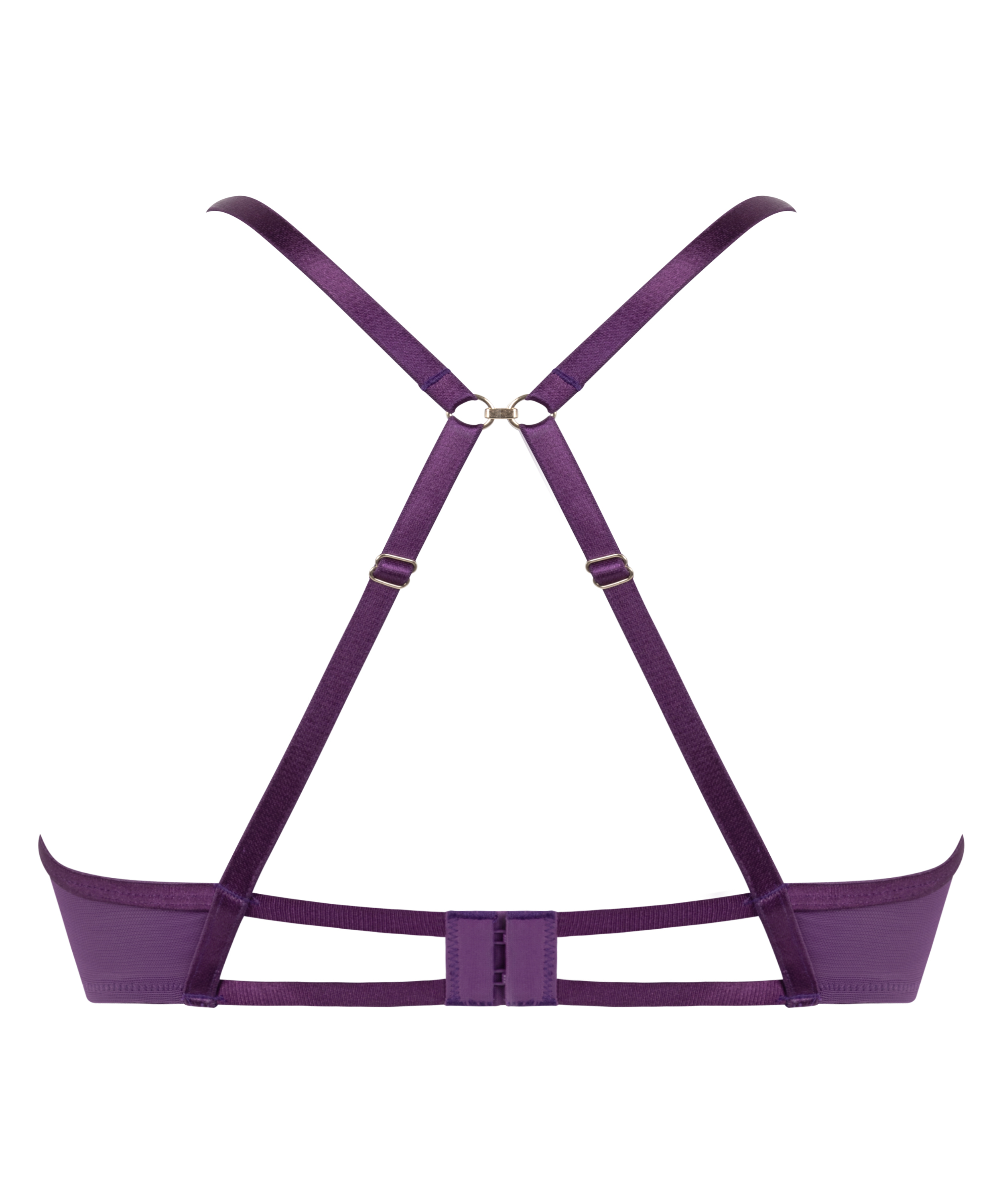 Icke-formpressad BH med bygel Cinnamon, Lila, main