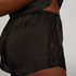 Pyjamasshorts Satin Marcela, Svart