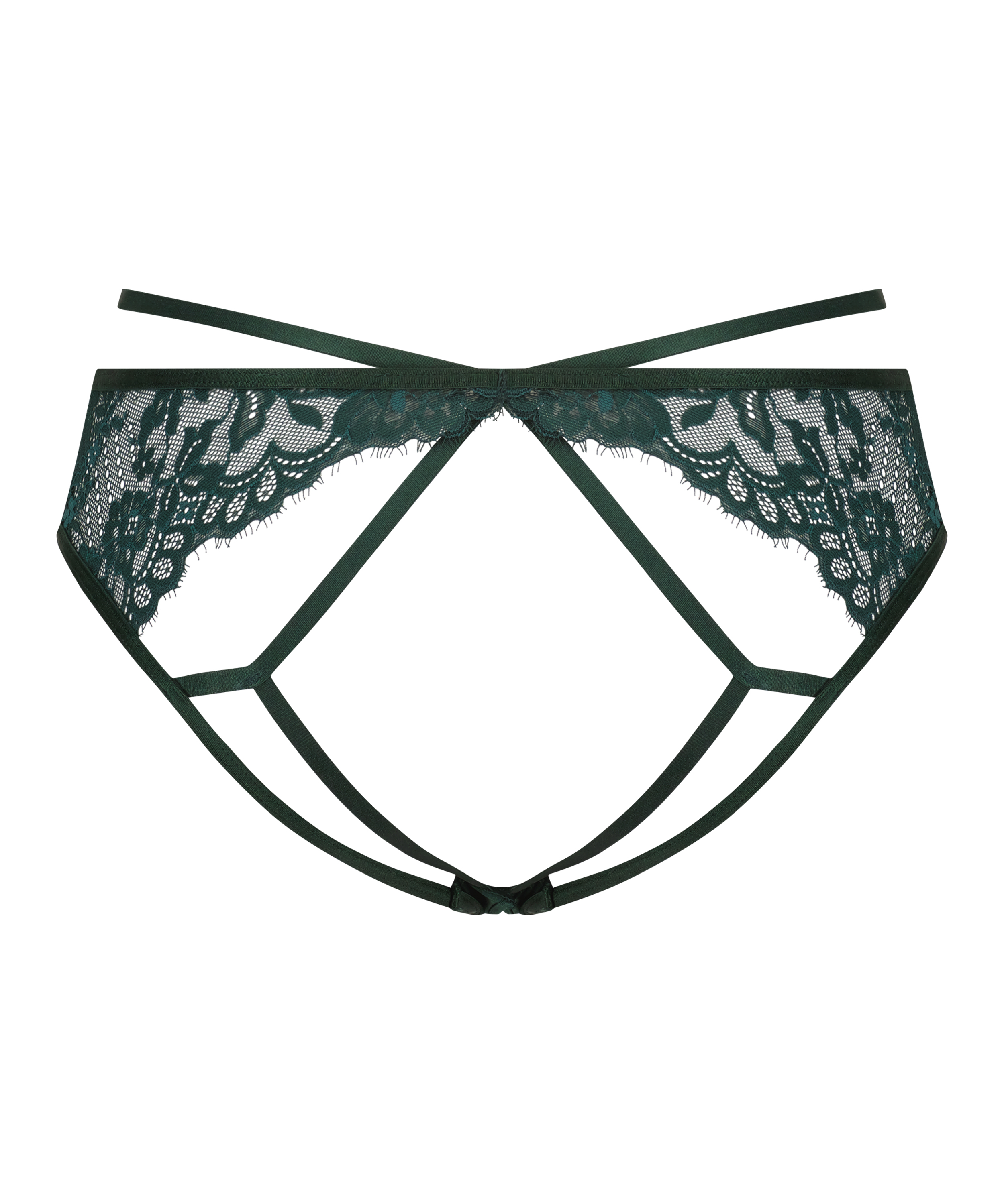 Iggy brazilian-trosa med &ouml;ppen gren, gr&ouml;n, main