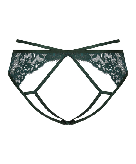 Iggy brazilian-trosa med &ouml;ppen gren, gr&ouml;n