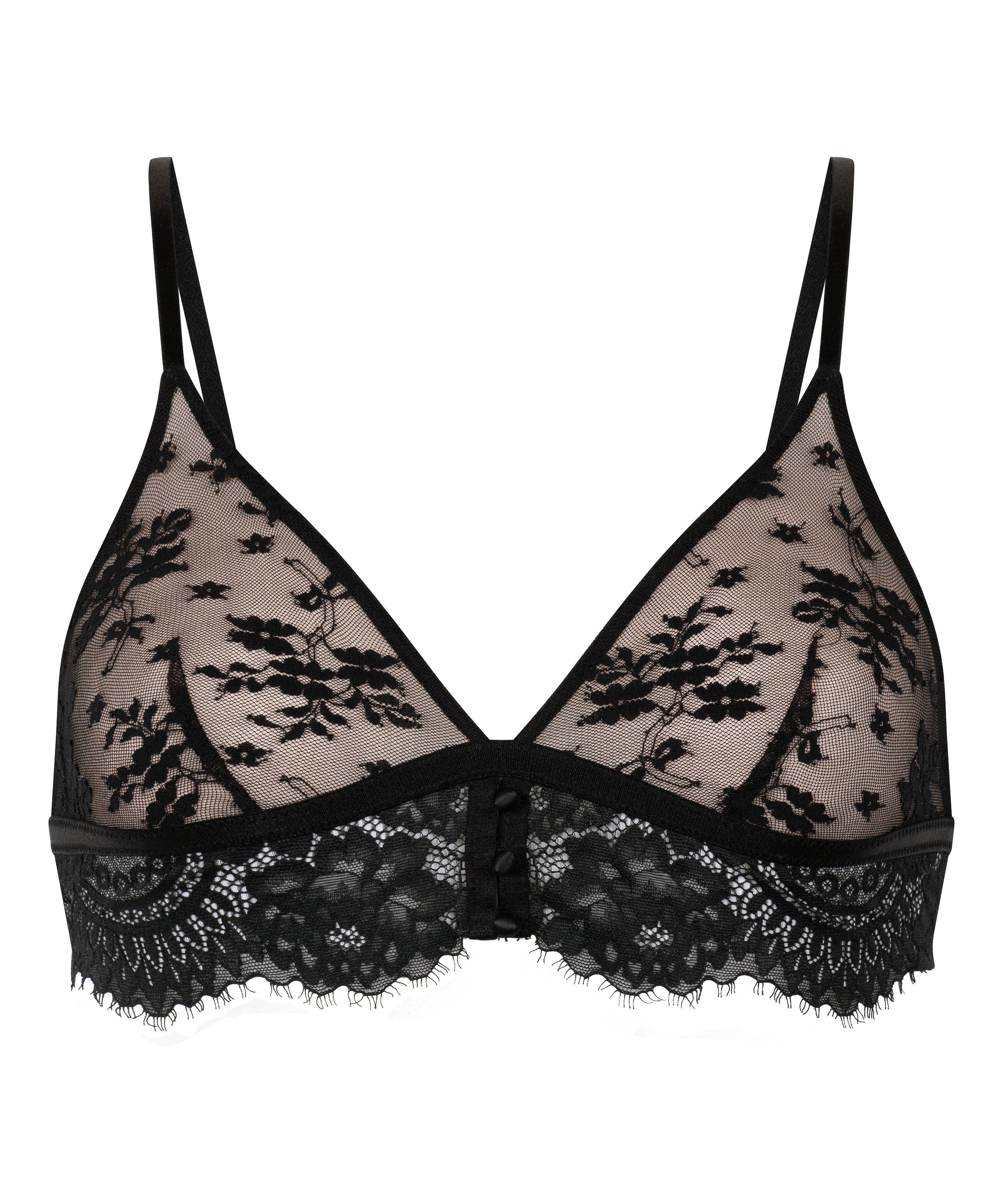 Lou bralette, Svart, main