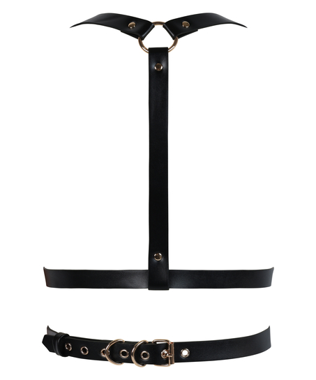 Private Sele i konstläder, Svart