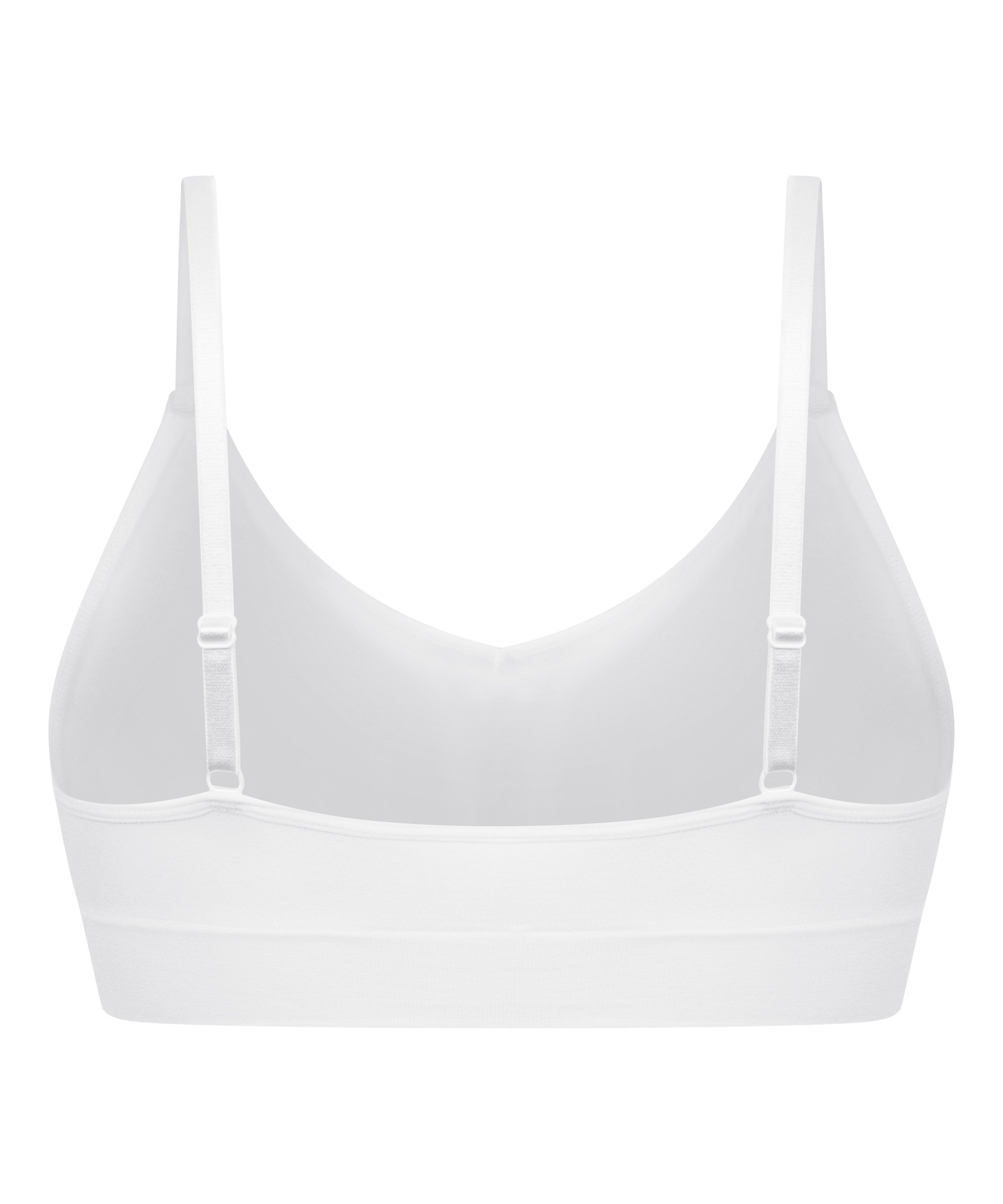 Dide triangel-bralette, Vit, main