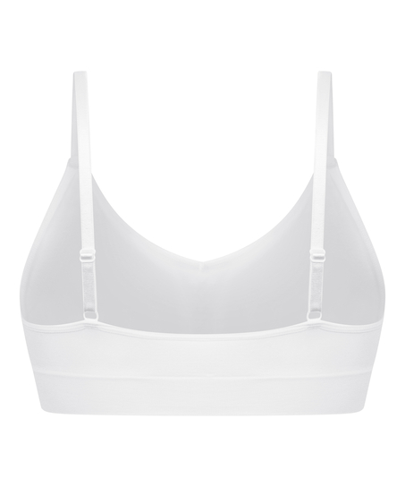 Dide triangel-bralette, Vit
