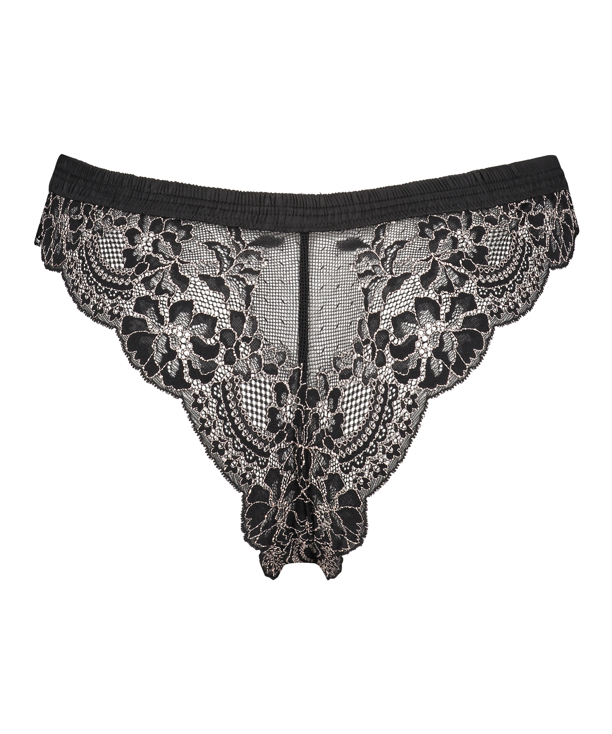 Yvo högt skuren braziliantrosa, Svart, main