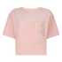 Top Velours Pocket, Rosa