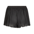Plisse shorts, Svart
