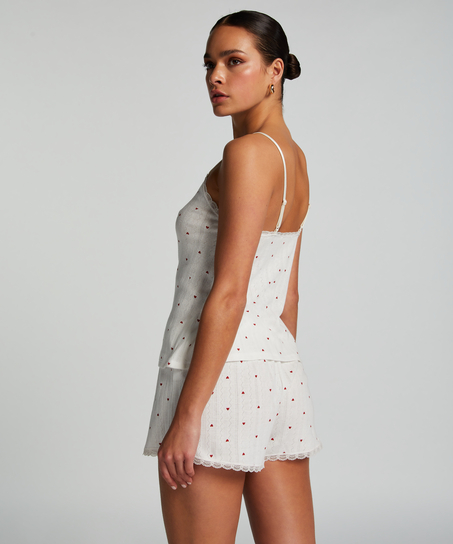 Linne Cami Lace, Vit