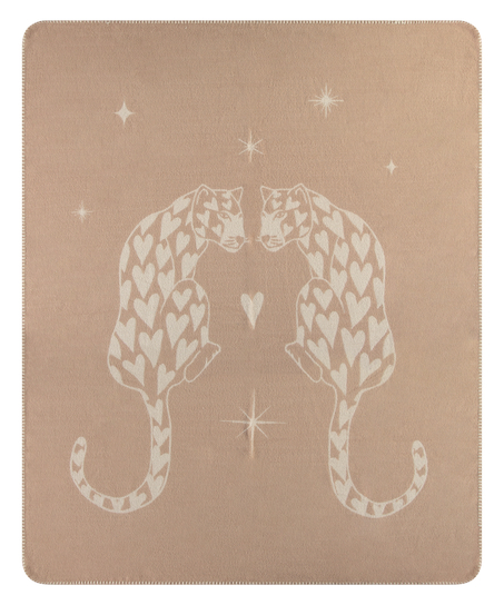 Mysig filt Leonie, Brun