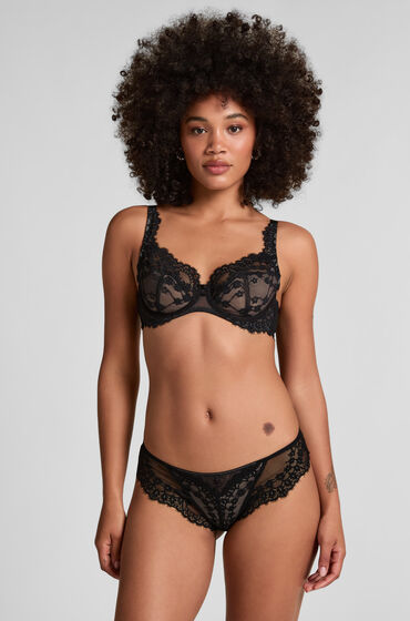 Hunkemöller Brazilian-trosa Daisy Svart — produktbild