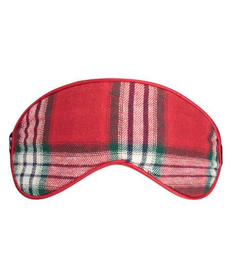 Pyjamasset i rutig twill, R&ouml;d