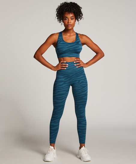 HKMX sömlös sport-bh, Blå