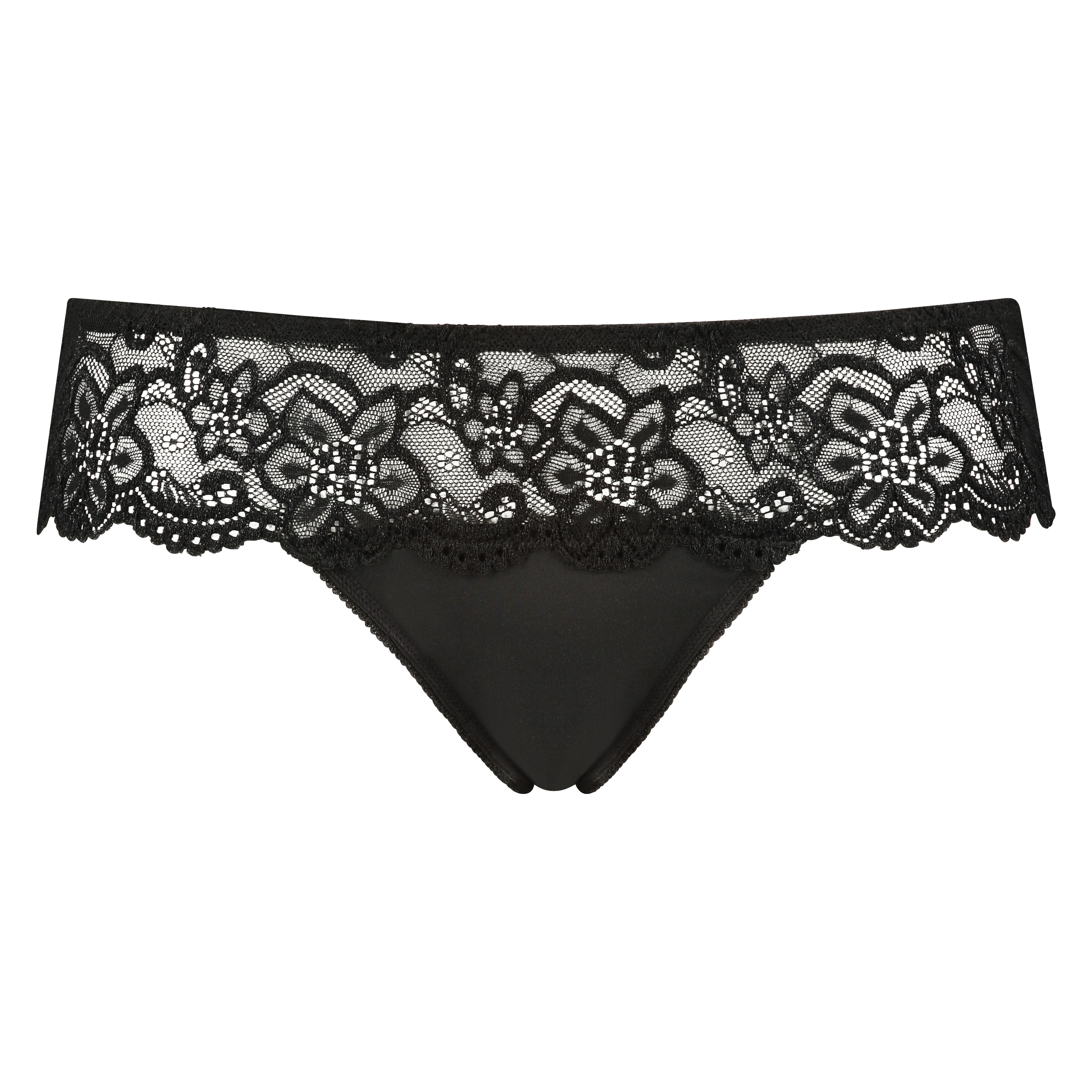 Boxerstringtrosa Lace, Svart, main