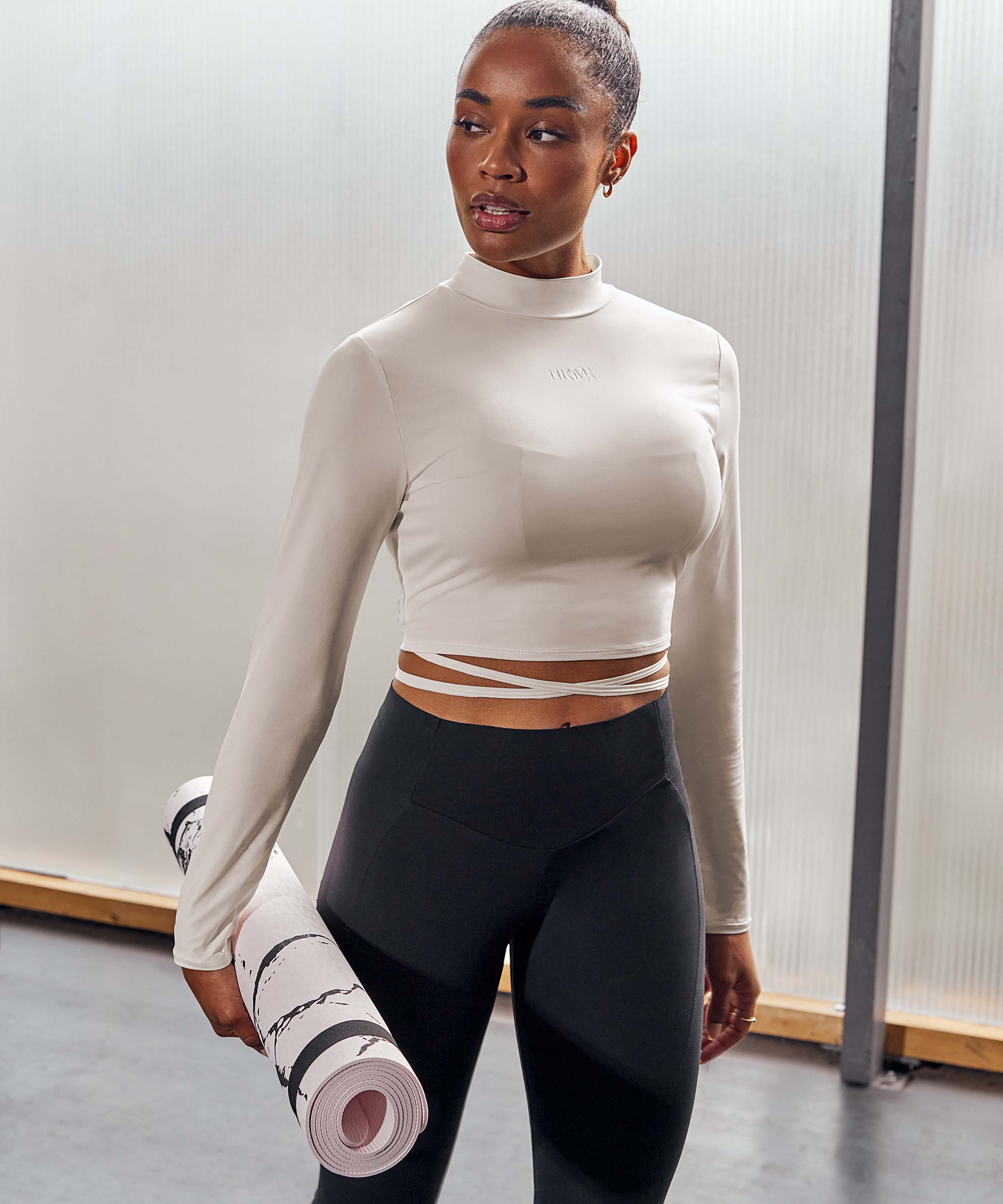 HKMX Make Me Zen sportleggings med hög midja, Svart, main