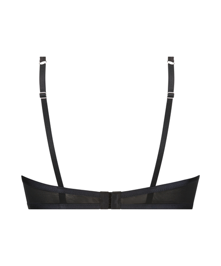 Vadderad förstorande bygel-bh Elissa, Svart