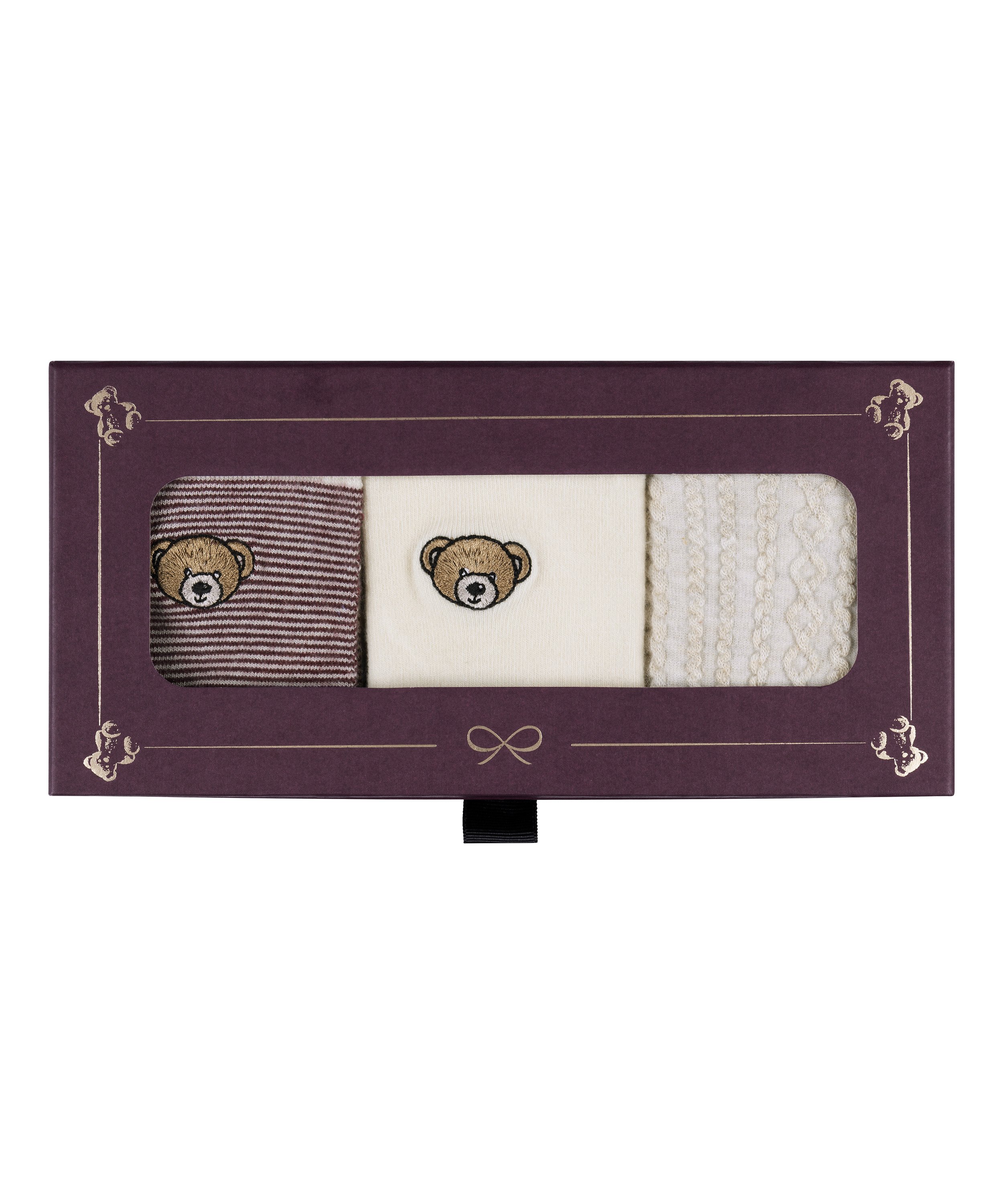 3 par strumpor Giftpack, Vit, main