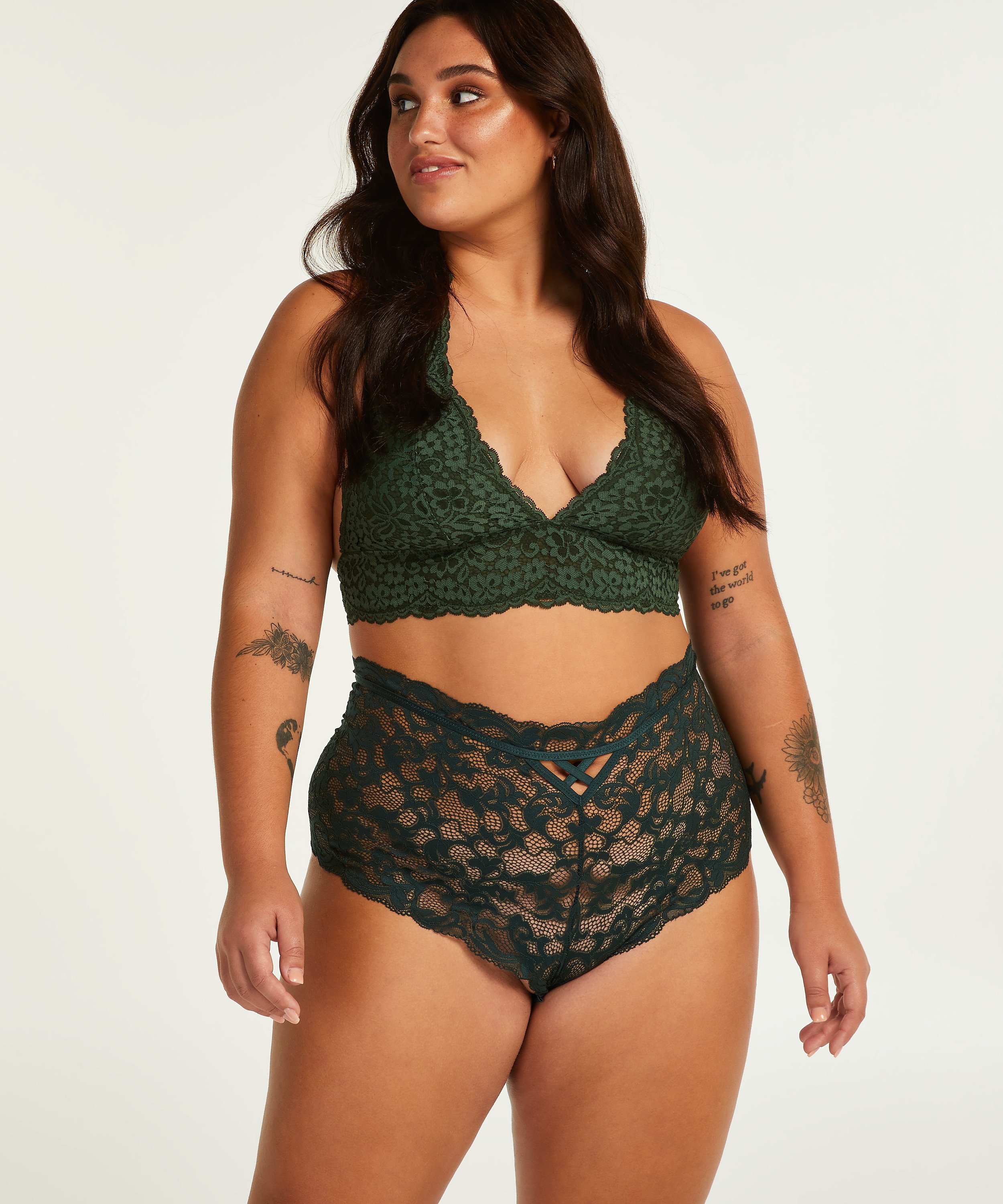 Astrid boxertrosa Curvy, grön, main