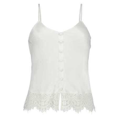 Linne satin Bridal, Vit