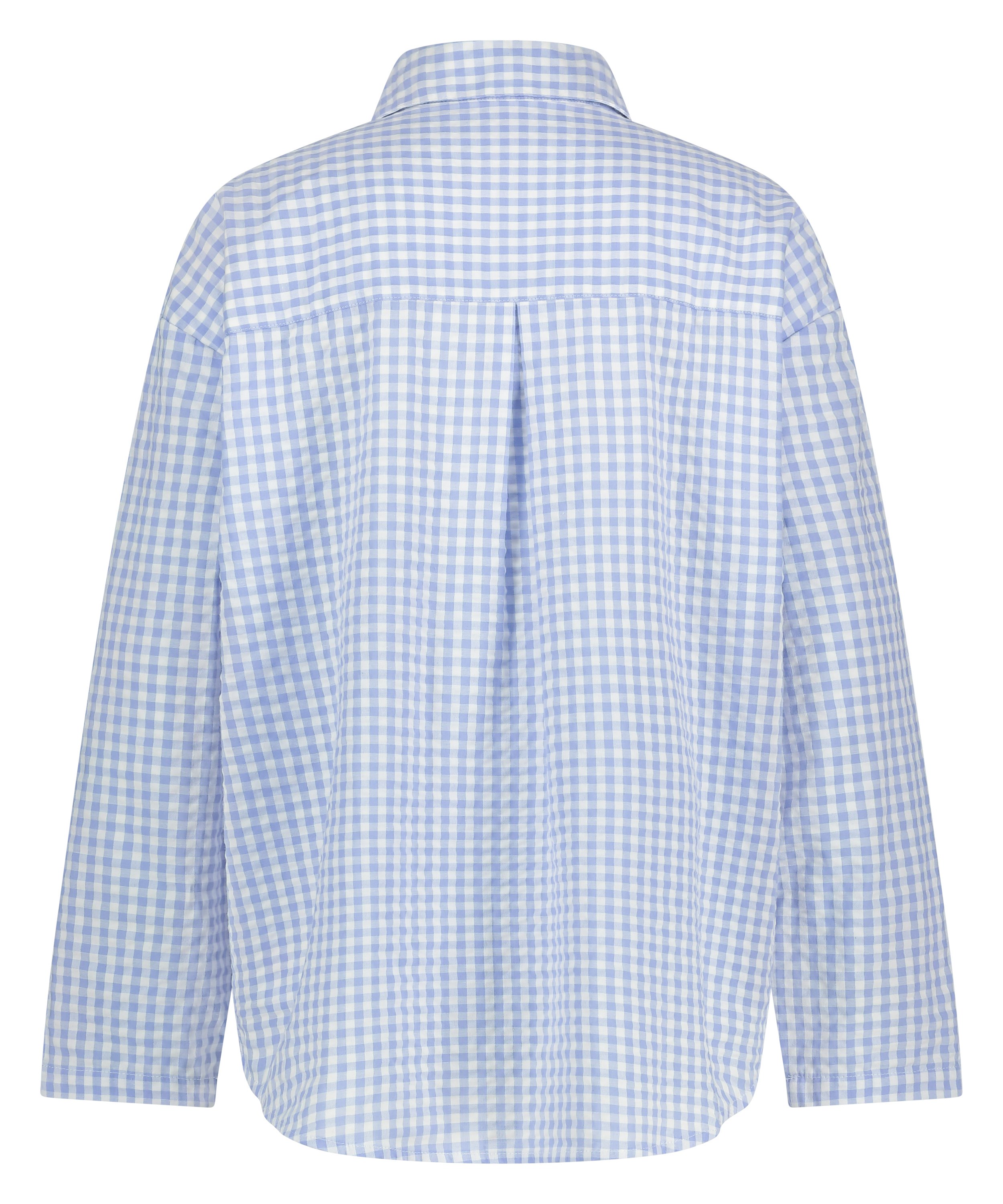 Pyjamastopp bomull, Bl&aring;, main