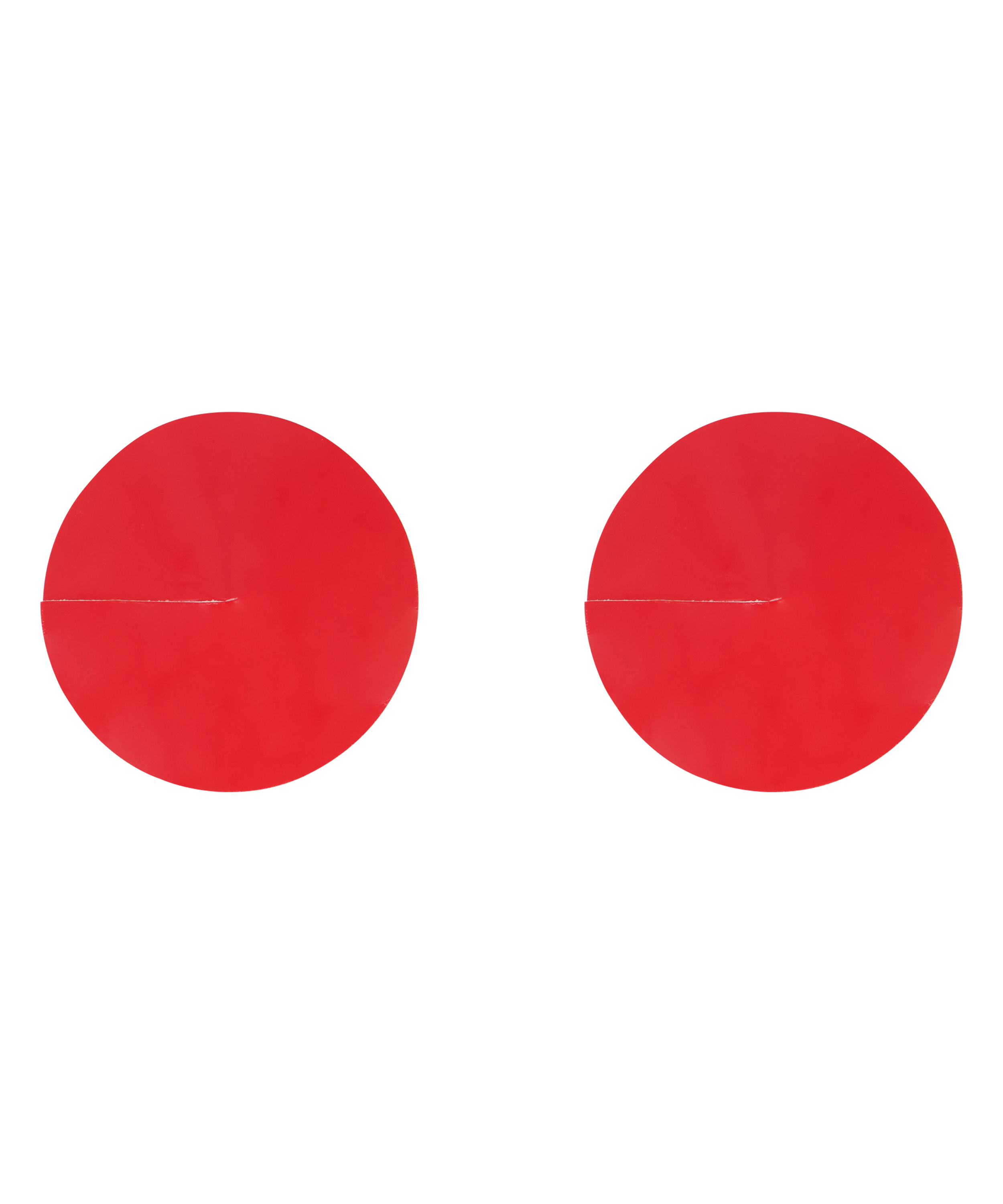 Glansiga  Nipple Covers, Röd, main