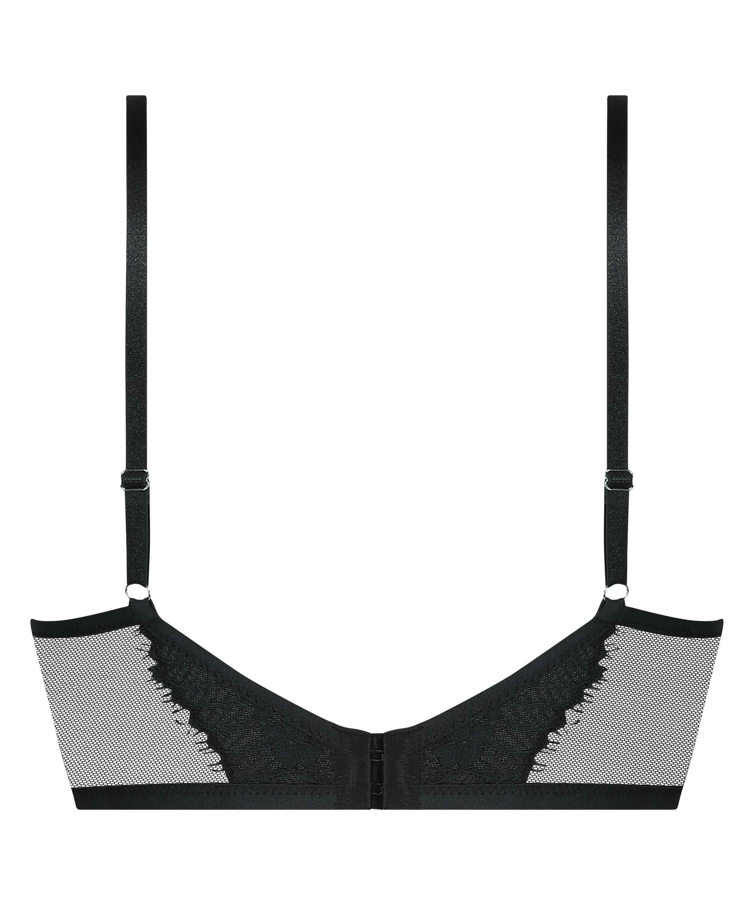 Formad longline push-up bygelbh Daphne, Svart, main