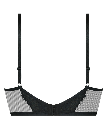 Formad longline push-up bygelbh Daphne, Svart
